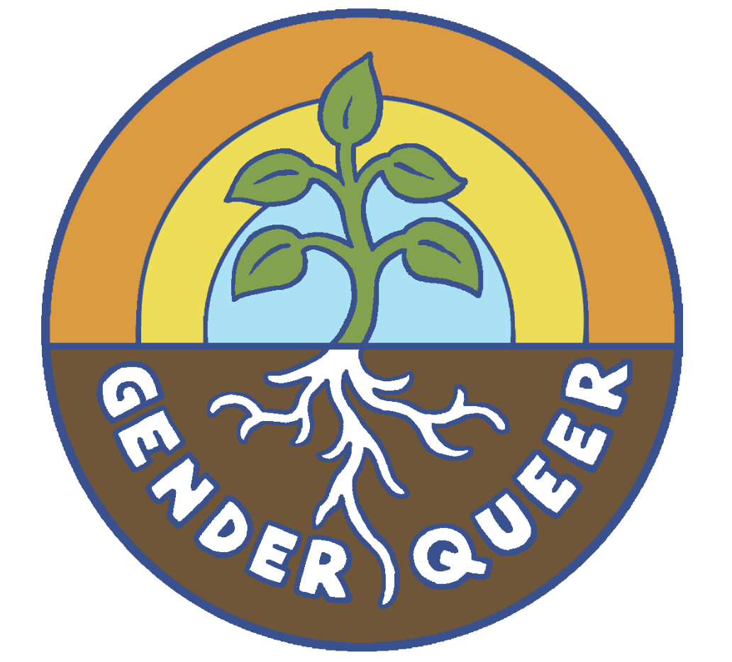 GENDER QUEER “LOGO” ENAMEL PIN