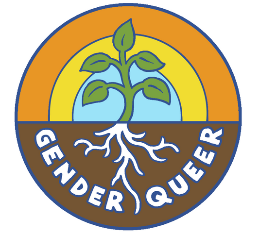 GENDER QUEER “GROW” EMBROIDERED PATCH